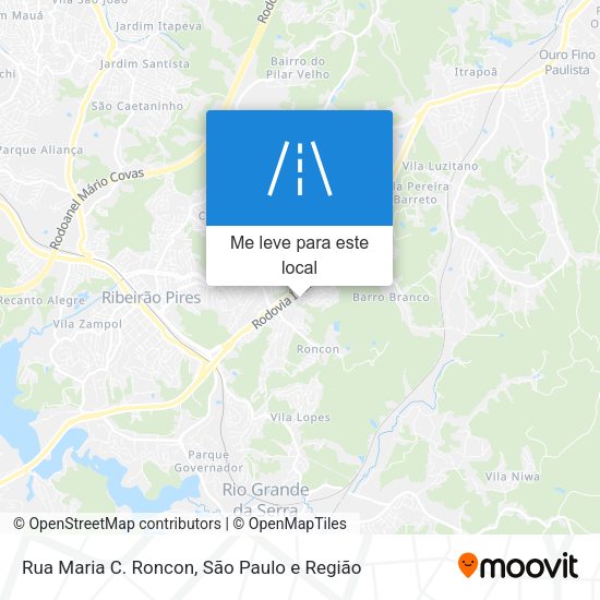 Rua Maria C. Roncon mapa