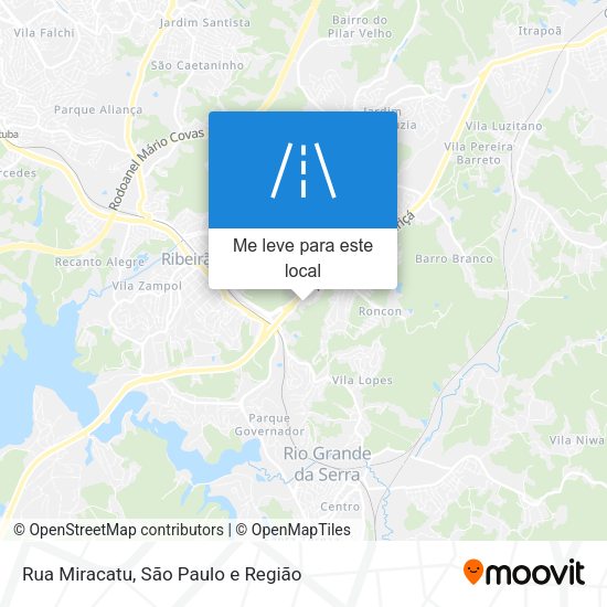 Rua Miracatu mapa