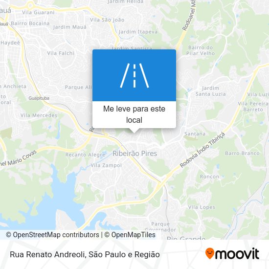 Rua Renato Andreoli mapa