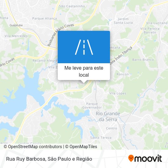 Rua Ruy Barbosa mapa