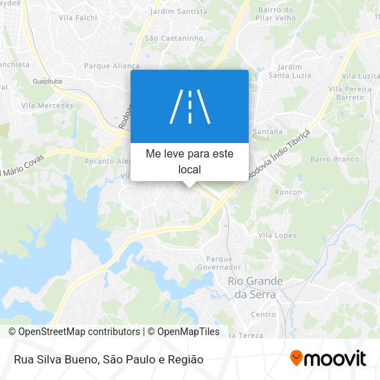 Rua Silva Bueno mapa