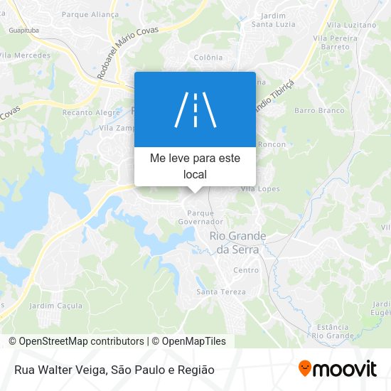 Rua Walter Veiga mapa