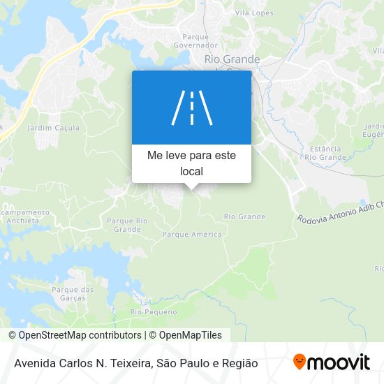 Avenida Carlos N. Teixeira mapa