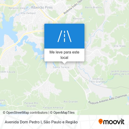 Avenida Dom Pedro I mapa