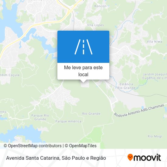 Avenida Santa Catarina mapa
