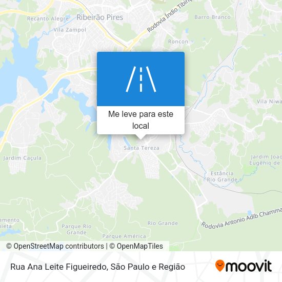 Rua Ana Leite Figueiredo mapa