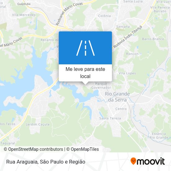 Rua Araguaia mapa