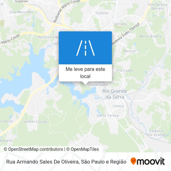 Rua Armando Sales De Oliveira mapa