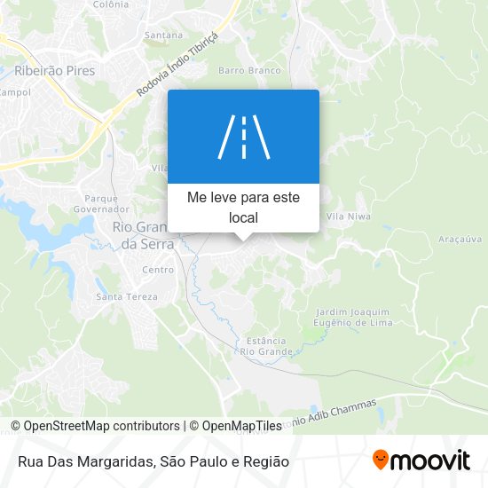 Rua Das Margaridas mapa