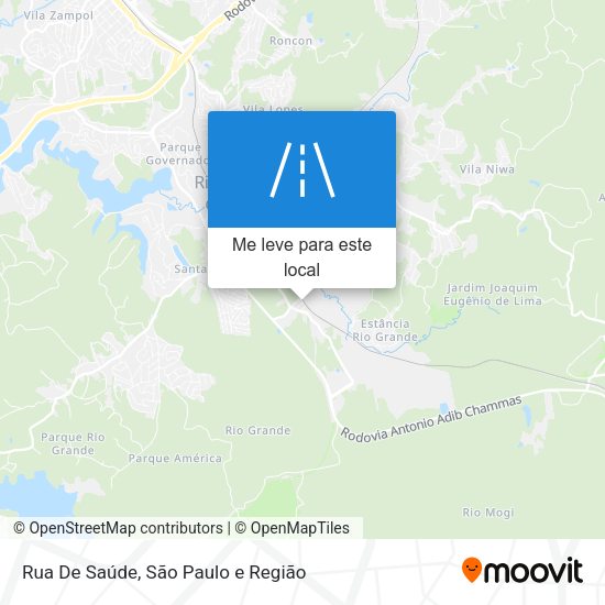 Rua De Saúde mapa