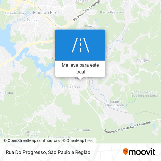 Rua Do Progresso mapa