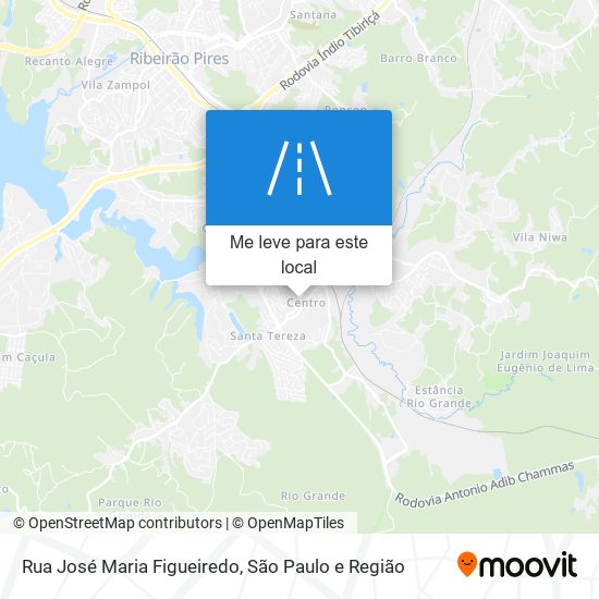 Rua José Maria Figueiredo mapa