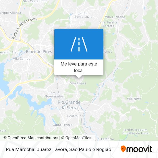 Rua Marechal Juarez Távora mapa