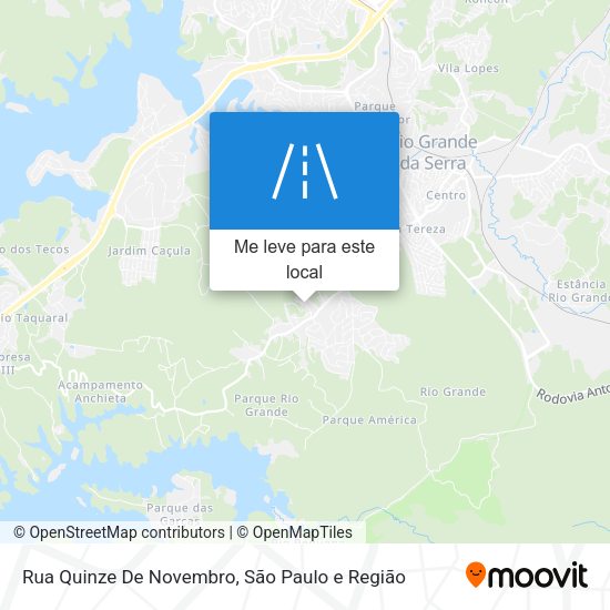 Rua Quinze De Novembro mapa