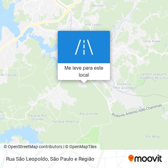 Rua São Leopoldo mapa