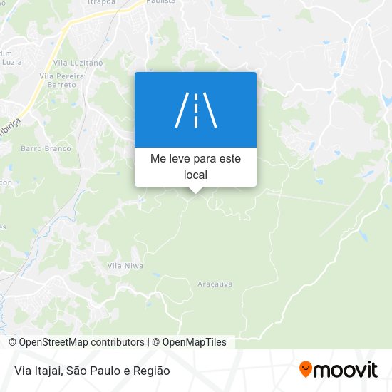Via Itajai mapa