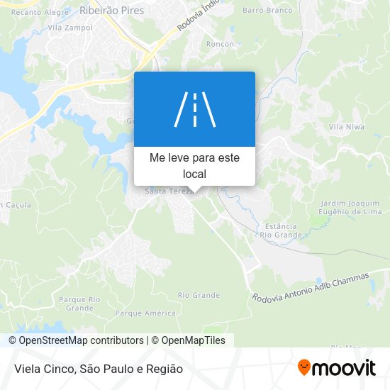 Viela Cinco mapa