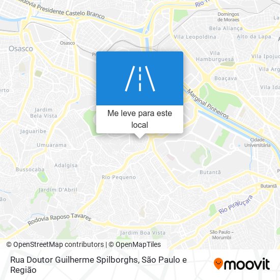 Rua Doutor Guilherme Spilborghs mapa