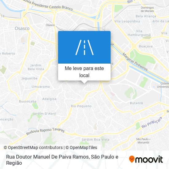 Rua Doutor Manuel De Paiva Ramos mapa