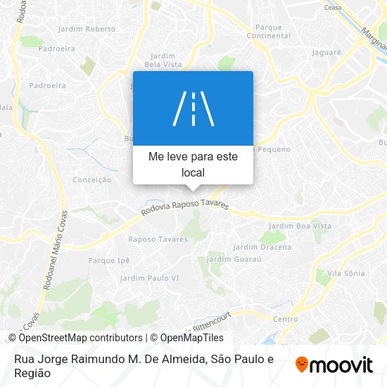 Rua Jorge Raimundo M. De Almeida mapa