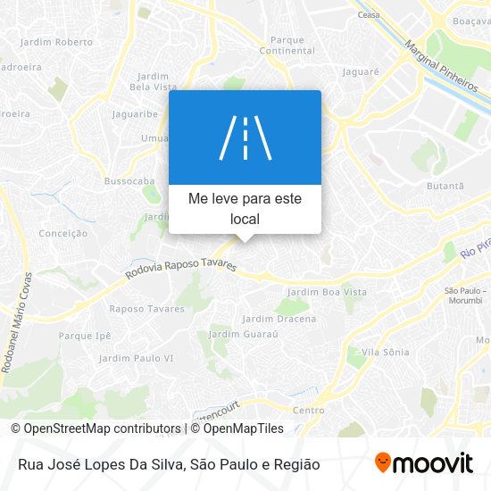 Rua José Lopes Da Silva mapa