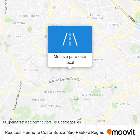 Rua Luis Henrique Costa Souza mapa