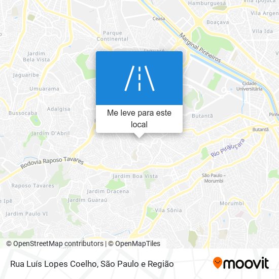 Rua Luís Lopes Coelho mapa