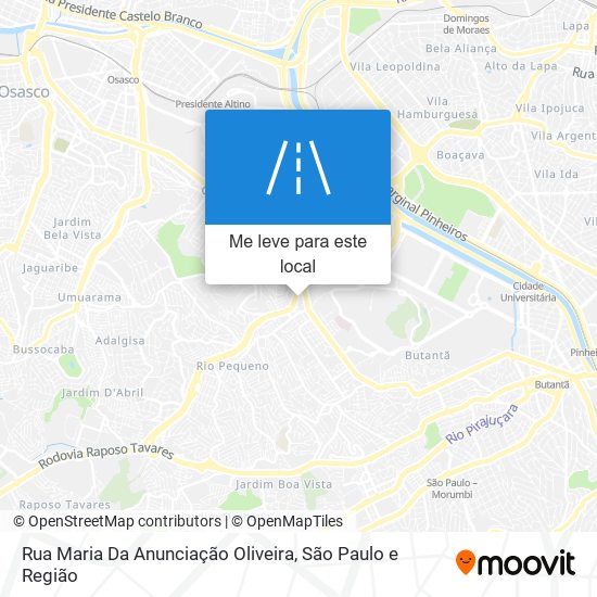 Rua Maria Da Anunciação Oliveira mapa