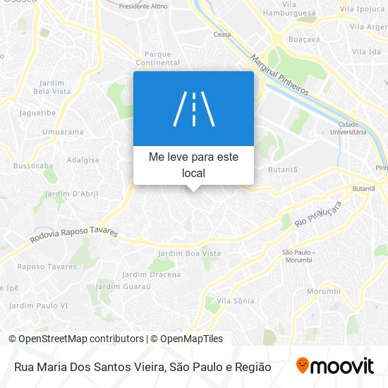 Rua Maria Dos Santos Vieira mapa