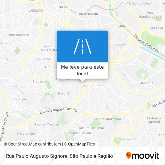 Rua Paulo Augusto Signore mapa