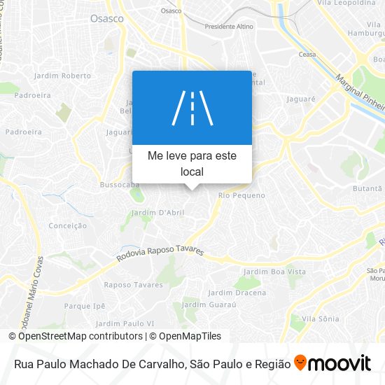 Rua Paulo Machado De Carvalho mapa