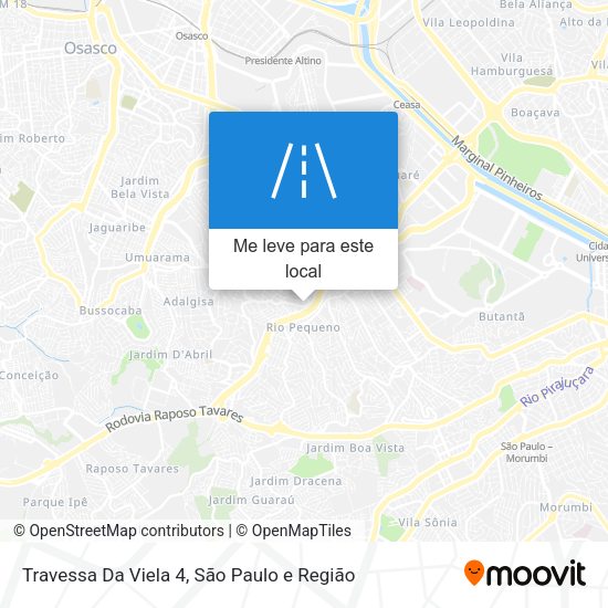 Travessa Da Viela 4 mapa