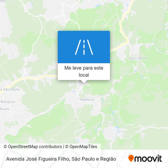 Avenida José Figueira Filho mapa