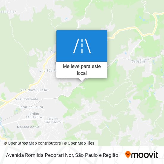 Avenida Romilda Pecorari Nor mapa