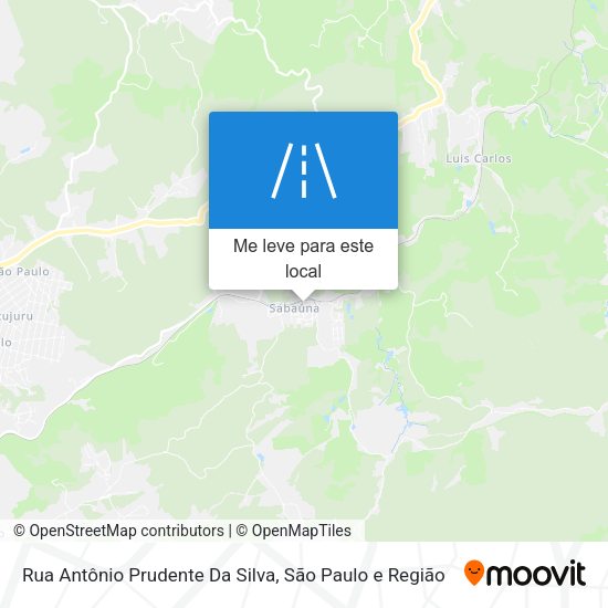 Rua Antônio Prudente Da Silva mapa