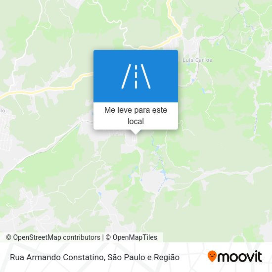 Rua Armando Constatino mapa