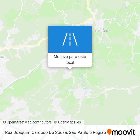 Rua Joaquim Cardoso De Souza mapa