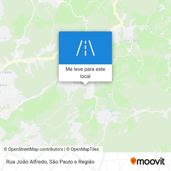 Rua João Alfredo mapa