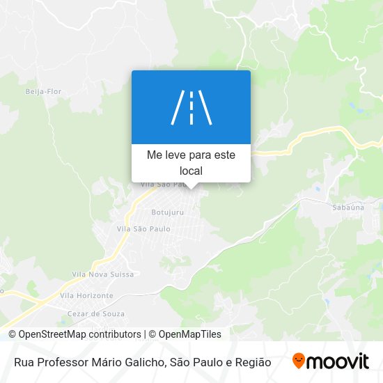 Rua Professor Mário Galicho mapa