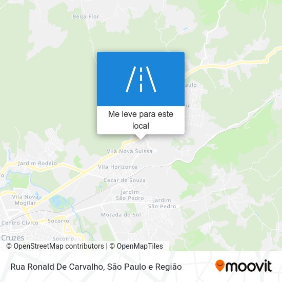 Rua Ronald De Carvalho mapa