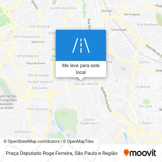 Praça Deputado Roge Ferreira mapa