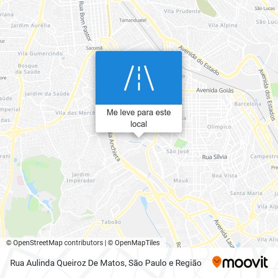 Rua Aulinda Queiroz De Matos mapa