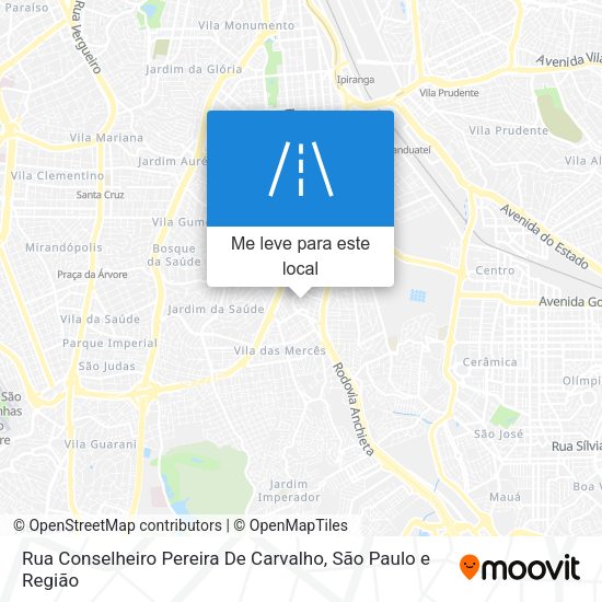 Rua Conselheiro Pereira De Carvalho mapa