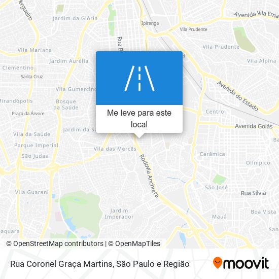 Rua Coronel Graça Martins mapa