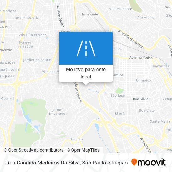 Rua Cândida Medeiros Da Silva mapa