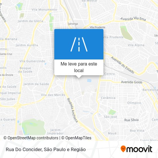 Rua Do Concider mapa