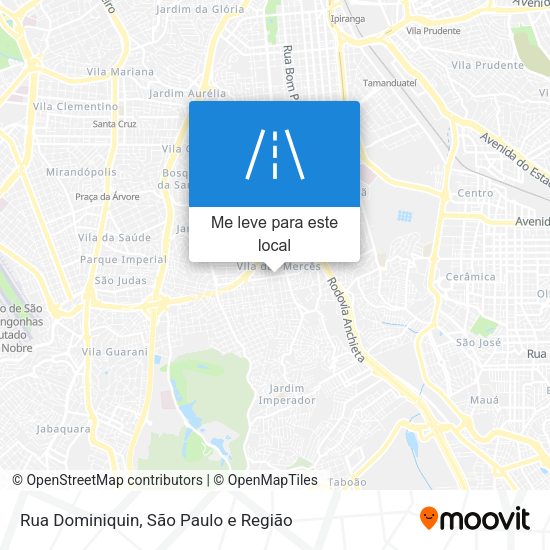 Rua Dominiquin mapa