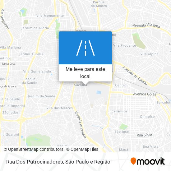 Rua Dos Patrocinadores mapa