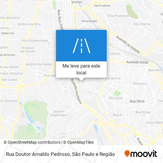 Rua Doutor Arnaldo Pedroso mapa