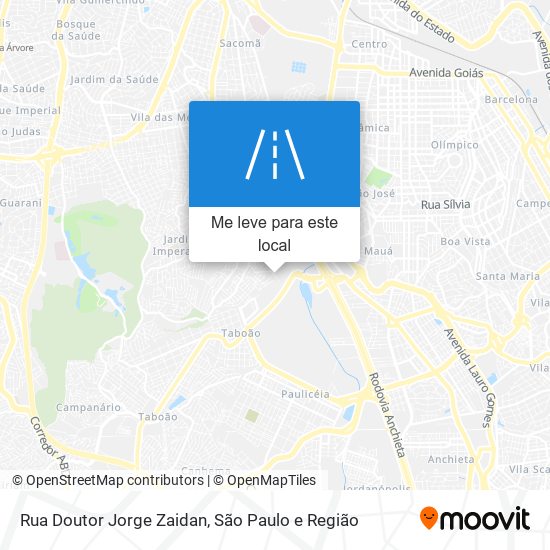 Rua Doutor Jorge Zaidan mapa